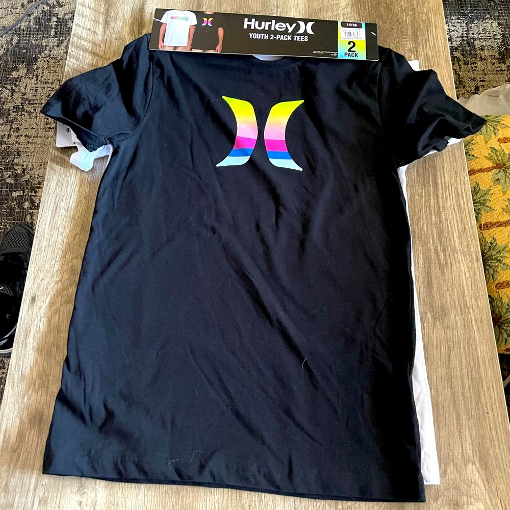 COPY - Hurley 2 pack kid’s  14-16 shirts. NWT